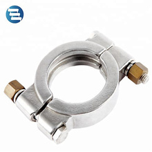 Sanitary Stainless Steel High Pressure Clamp Set With Ferrule